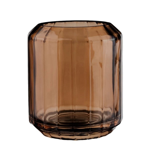 Hnědý skleněný kelímek na zubní kartáčky Vision – Mette Ditmer Denmark