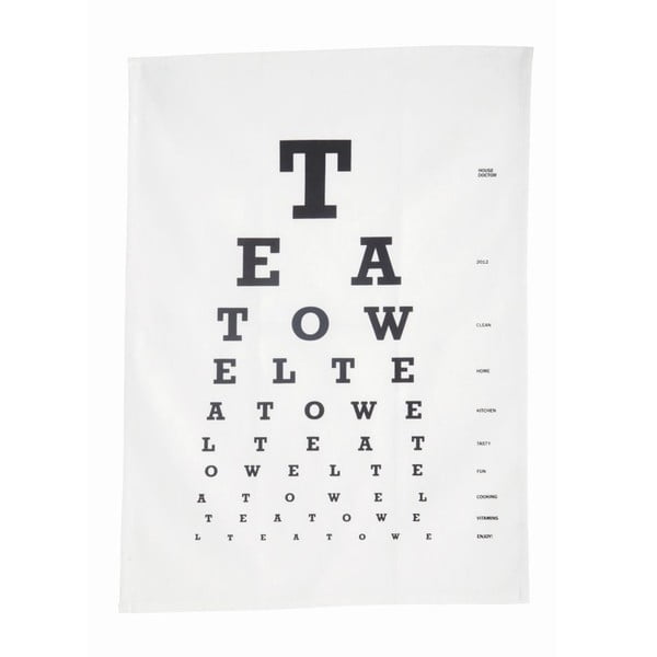 Kuchyňská utěrka Eye Test, 50x70 cm
