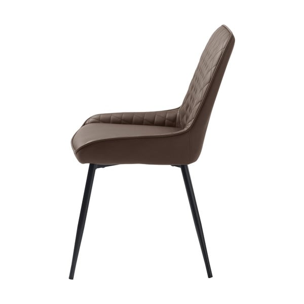 Tmavě hnědá jídelní židle Milton – Unique Furniture-image-2