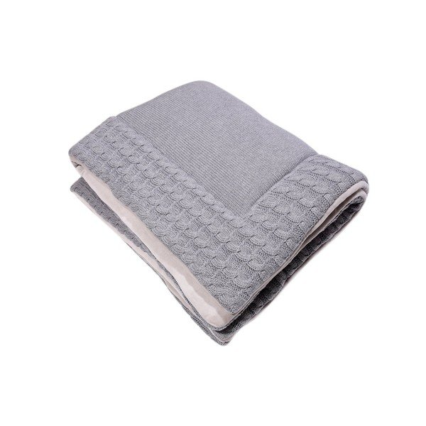 Šedá bavlněná hrací podložka Kindsgut Mat, 70 x 90 cm-image-1