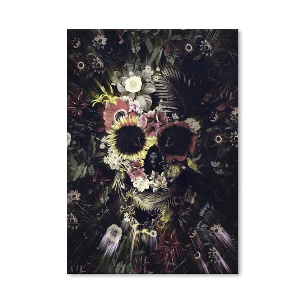 Autorský plakát Garden Skull