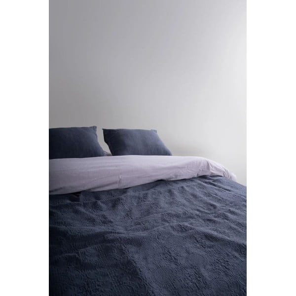 Tmavě šedý set přehozu a povlaku na polštář z žakáru 240x260 cm Jacquard – Mila Home Luxury-image-2