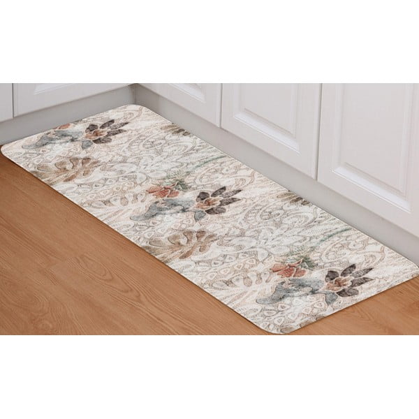 Béžový pratelný běhoun 58x240 cm Vintage Garden – Oyo Concept-image-4