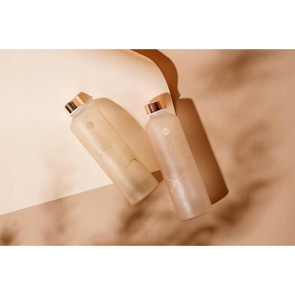 Láhev z borosilikátového skla Equa Mismatch Gingko, 750 ml-image-1