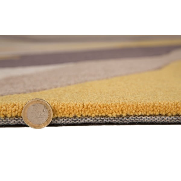Žlutý koberec Flair Rugs Splinter, 120 x 170 cm-image-3