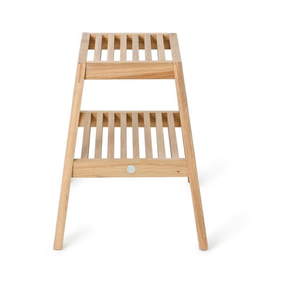 Stolička z dubového dřeva Wireworks Slatted Stool-image-1