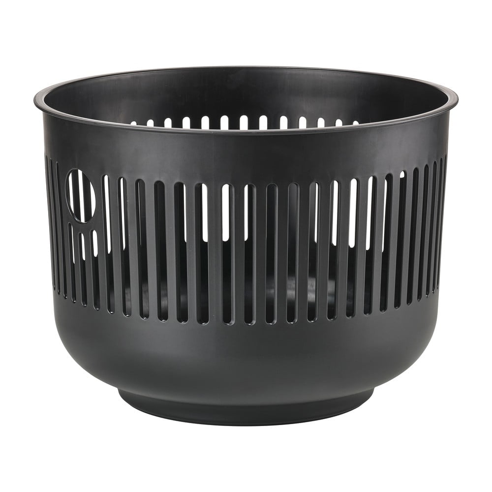 Černý plastový koš na prádlo 35 l Ume – Zone