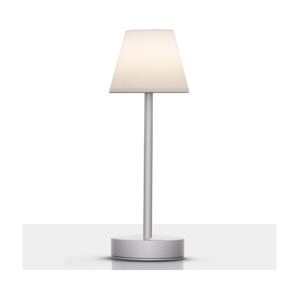 Bílo-šedá stolní lampa 32 cm Divina - Tomasucci