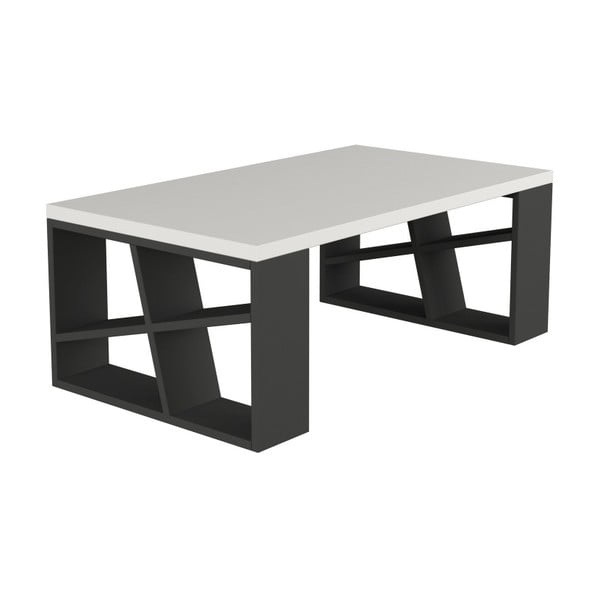 Černobílý konferenční stolek Homitis Diego