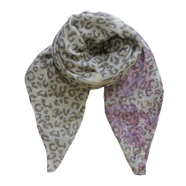 Vlněný šátek s kašmírem Camo, 130x130 cm