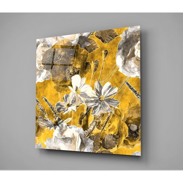Skleněný obraz Insigne Daisies, 40 x 40 cm-image-3