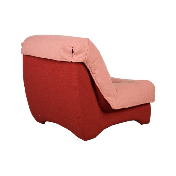 Červené/růžové křeslo Twister – White Label-image-4