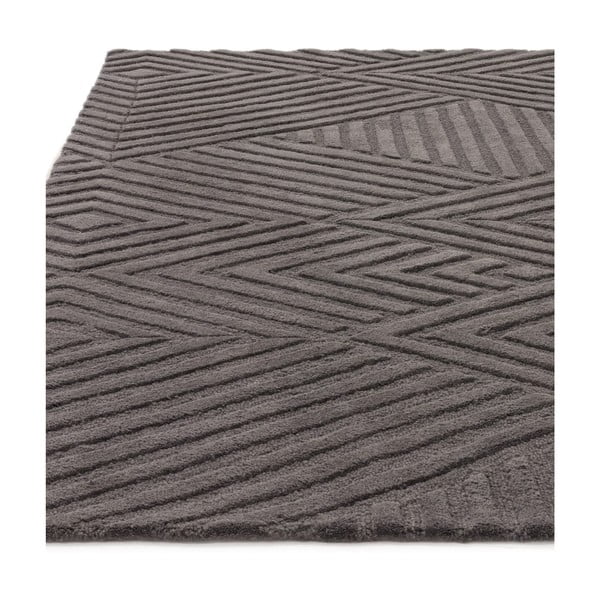 Antracitový vlněný koberec 160x230 cm Hague – Asiatic Carpets-image-4