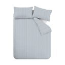 Modré flanelové povlečení na dvoulůžko 200x200 cm Stripe – Catherine Lansfield