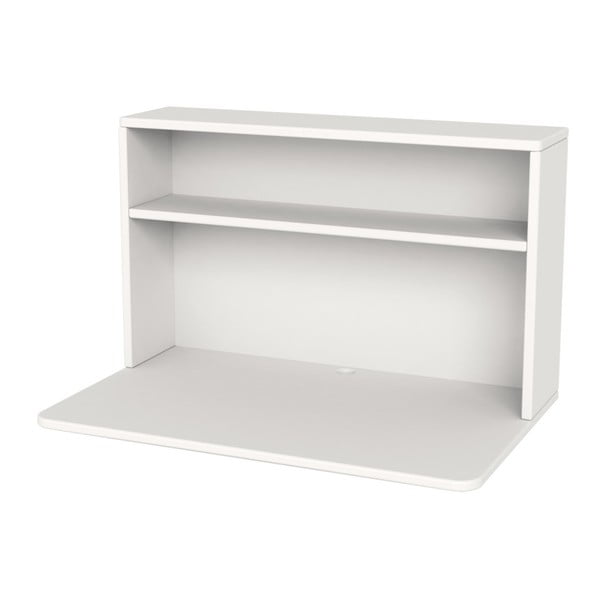 Bílý dětský policový díl s psací deskou Flexa Shelfie