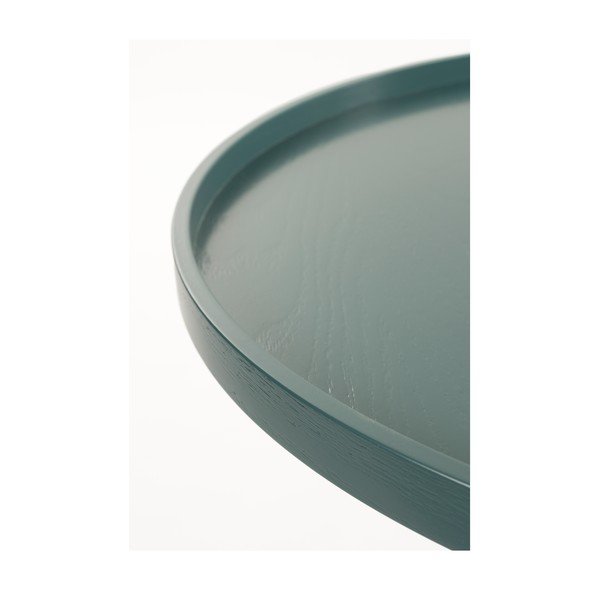 Kulatý konferenční stolek v petrolejové barvě ø 69 cm Jason – Zuiver-image-3