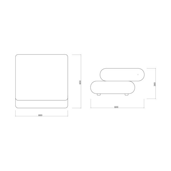 Červený taburet Taso – noo.ma-image-4