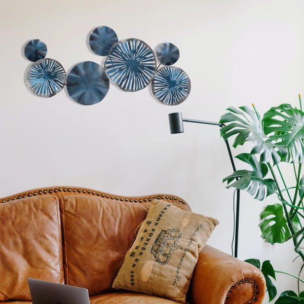 Kovová nástěnná dekorace 79x35 cm Astrid – Wallity-image-3