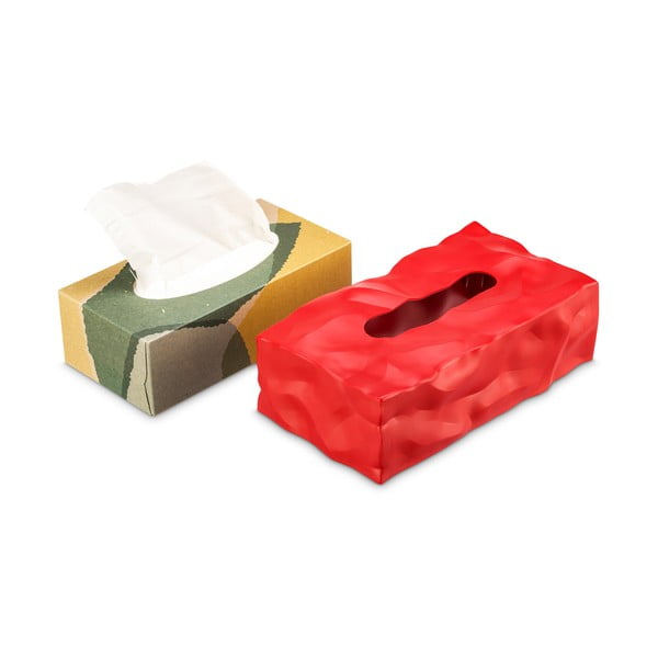 Červený box na kapesníčky Essey Wipy II-image-2