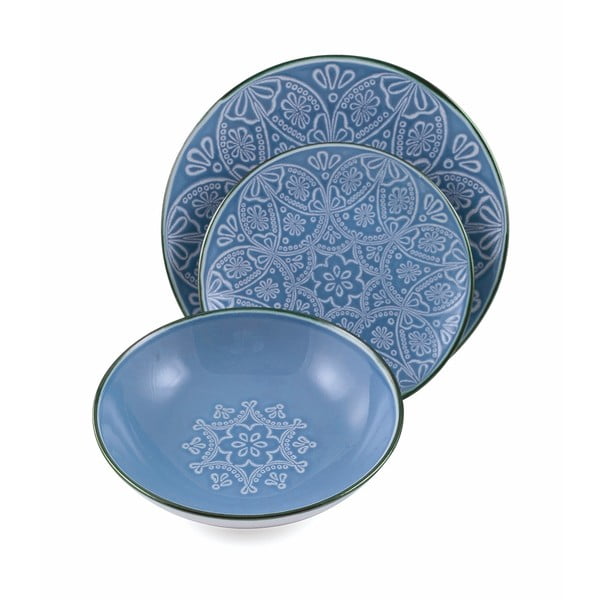 18dílná sada barevného nádobí z kameniny Villa d'Este Baku-image-3