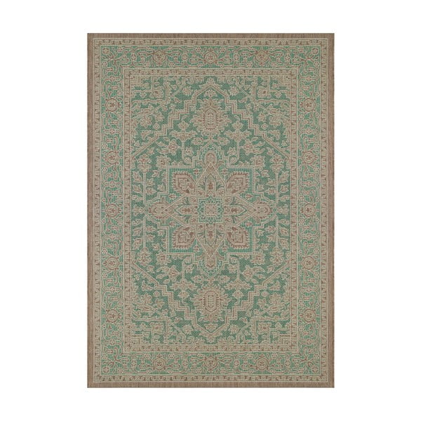 Zeleno-béžový venkovní koberec NORTHRUGS Anjara, 160 x 230 cm