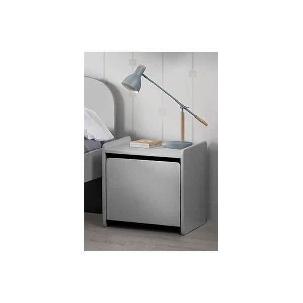 Šedý noční stolek Vipack Kiddy-image-2