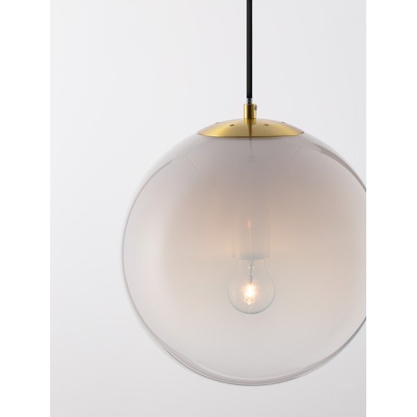 Bílé/ve zlaté barvě skleněné závěsné svítidlo ø 30 cm Vita – Nova Luce-image-1
