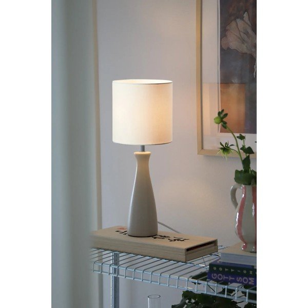 Krémová stolní lampa s textilním stínidlem (výška 42 cm) Birillo – Markslöjd-image-3