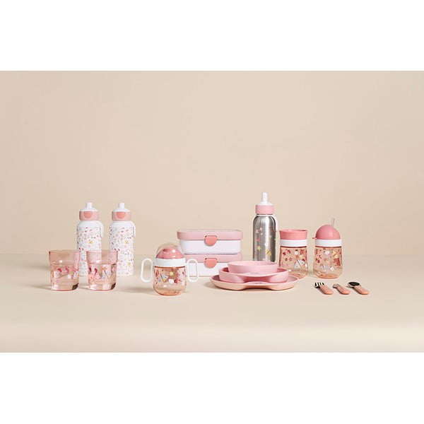 Dětský svačinový box s lahví Flowers & butterflies – Mepal-image-4