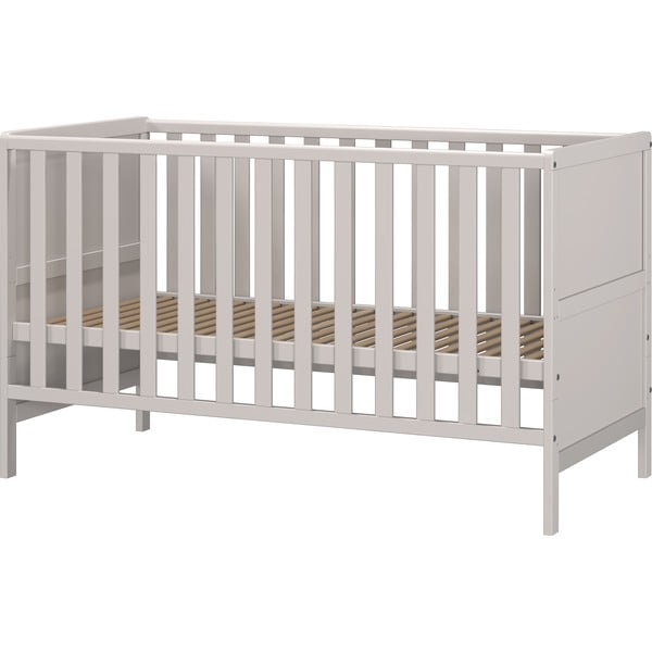 Krémová postýlka z masivního dřeva 70x140 cm Alkmaar – Germania