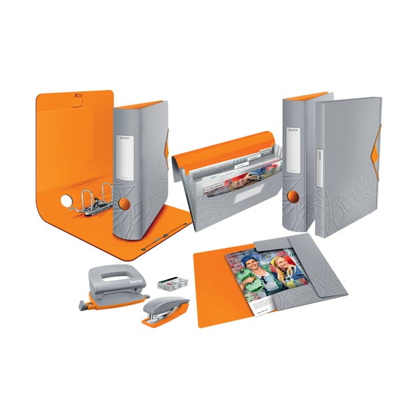 Šedá aktovka s přihrádkami Leitz-image-4