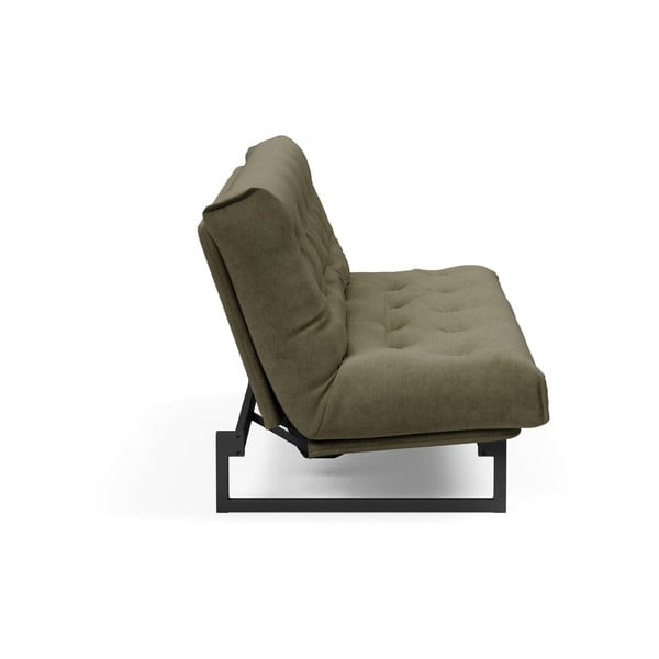 Zelená manšestrová rozkládací pohovka 200 cm Fraction – Innovation-image-3