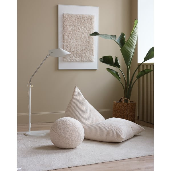 Krémový manšestrový dětský sedací vak Big Lounger – Wigiwama-image-1