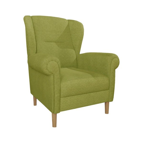 Zelené křeslo ušák Swan – Ropez