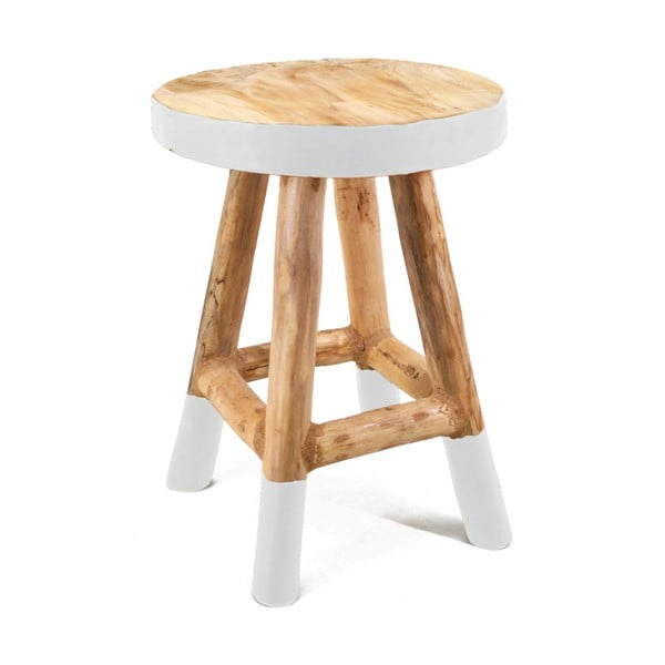 Stolička z teakového dřeva Moycor Marsella, 42 cm
