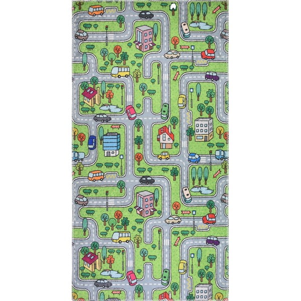 Zelený dětský koberec 80x150 cm Green Neighborhood – Vitaus
