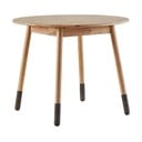 Kulatý jídelní stůl DEEP Furniture Jack, ⌀ 90 cm