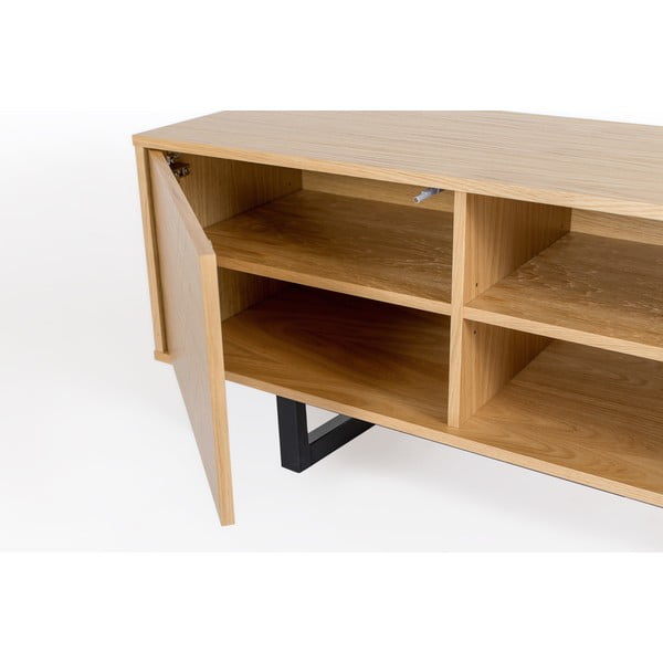 TV stolek v dubovém dekoru Woodman Camden Herringbone-image-4