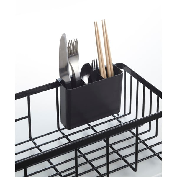Černý odkapávač nádobí YAMAZAKI Tower Wire-image-4