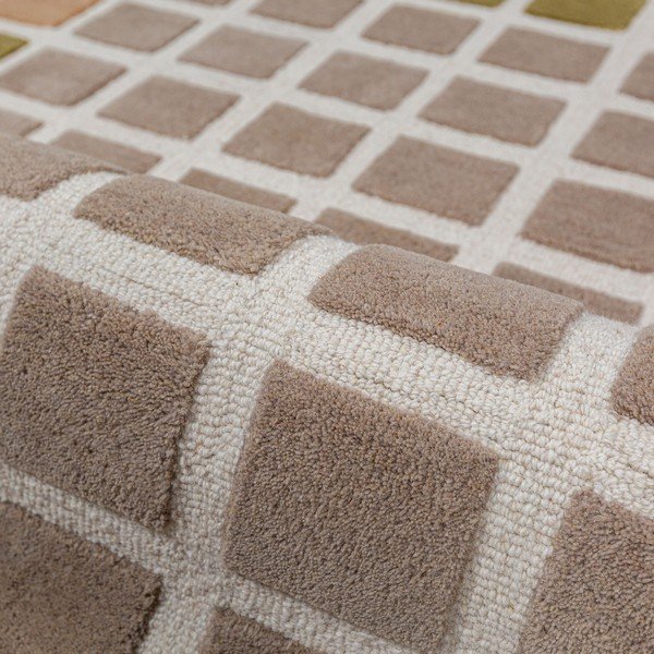 Zelený ručně tkaný vlněný koberec 140x200 cm Renga Wool – Flair Rugs-image-4