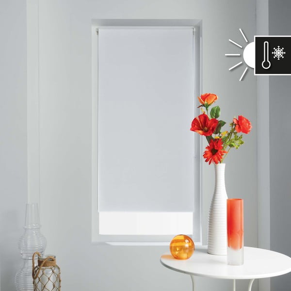 Bílá textilní roleta 90x180 cm Occult – douceur d'intérieur-image-2