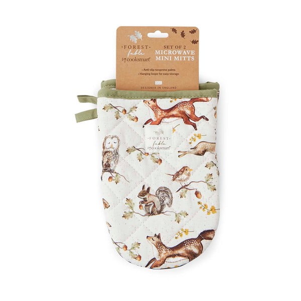 Bavlněné kuchyňské rukavice v sadě 2 ks Forest Fable – Cooksmart ®-image-4