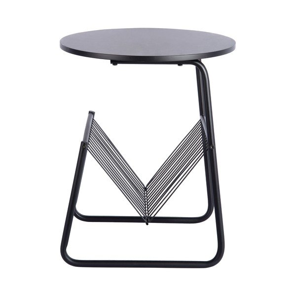 Kovový kulatý odkládací stolek ø 40 cm Riqueza Revista – Leitmotiv-image-3