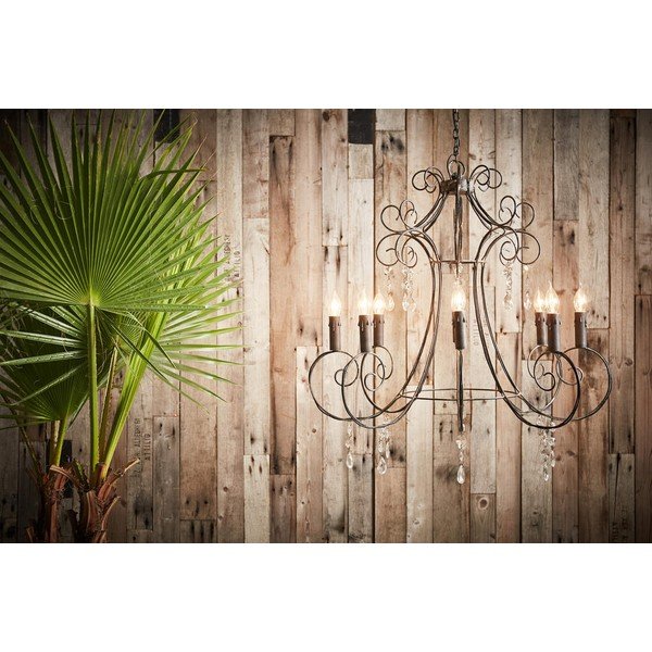 Šedé závěsné svítidlo 82x82 cm Brissac – Côté Table-image-1