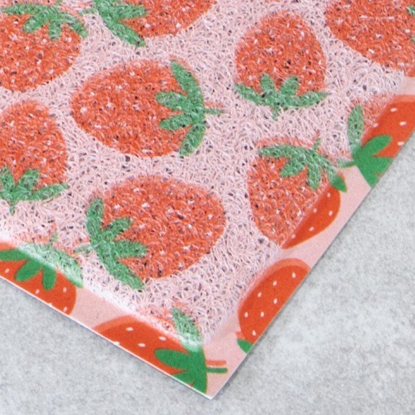 Rohožka z PVC 40x70 cm Pink Strawberry – Artsy Doormats-image-2