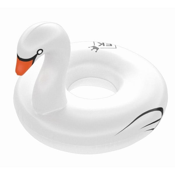Nafukovací kruh ve tvaru bílé labutě Swan