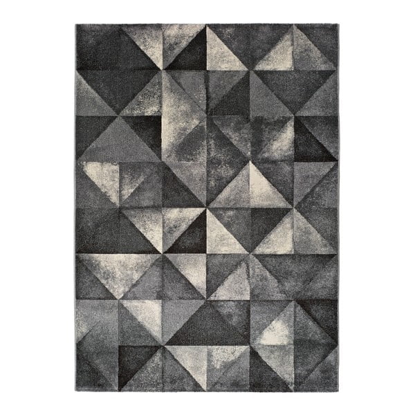 Šedý koberec Universal Delta Triangle, 57 x 110 cm