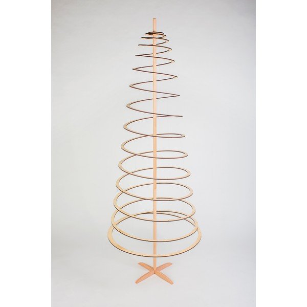 Dřevěný dekorativní vánoční stromek Spira Slim, výška 72 cm