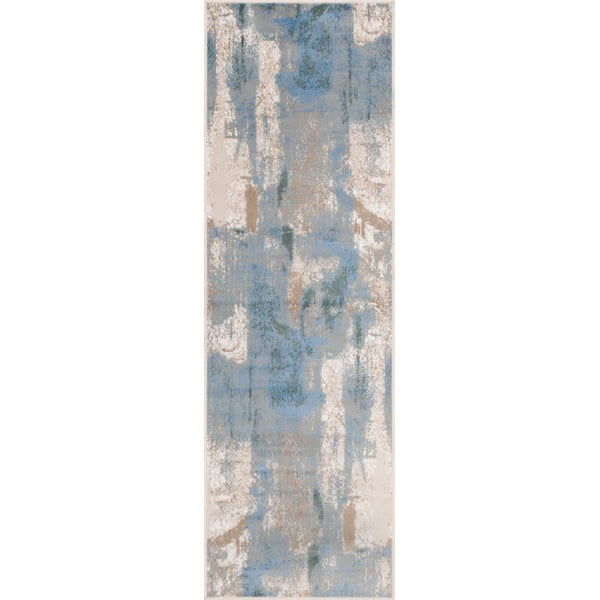 Světle modrý běhoun 80x250 cm Sensi Zashi – FD