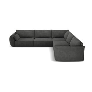 Šedá rohová pohovka (variabilní) Vanda – Mazzini Sofas